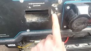 генератор TSS SGG 8000EH3NU запуск генератора