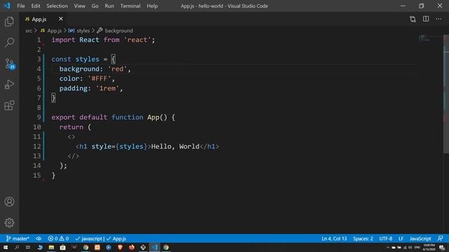 2 Inline Styling | React Js смотреть онлайн