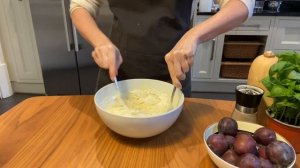 Cливовый пирог без сахара! Простой пирог без сахара! Пирог без глютена! Рецепт ПП