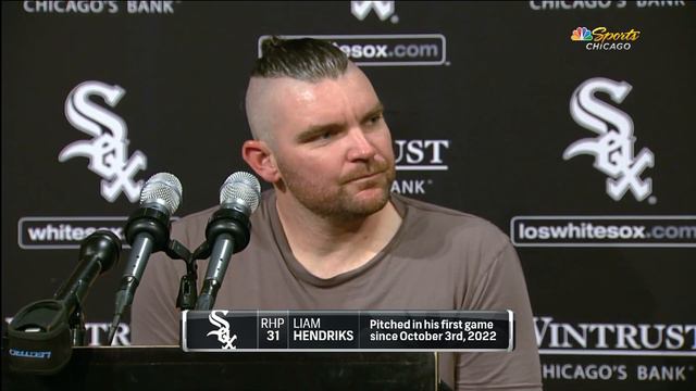 White Sox closer Liam Hendriks makes his return in loss to Angels