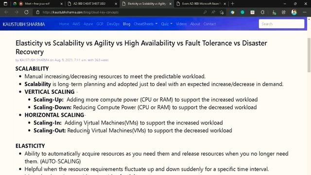 CLOUD TUTORIALS FOR BEGINNERS-2 | AGILITY, FAULT TOLERANCE, DISASTER RECOVERY QUESTIONS 2022