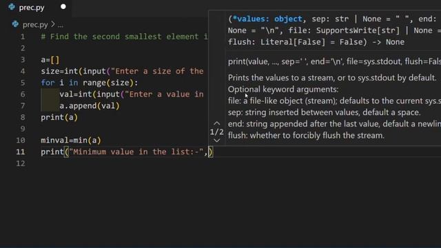 Find the second smallest element in an array || Python Program to Find Second smallest number смотреть онлайн