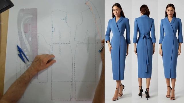 моделируем платье Modelado De Vestido #курсыкройкиишитья  #валерийпрокудиншитьё #diseño.