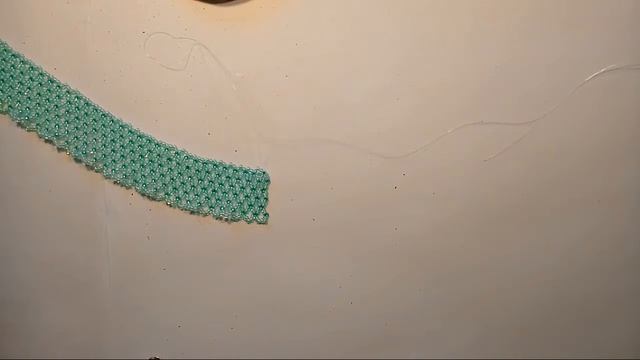 Бисерная сетка , для колье . смотреть онлайн