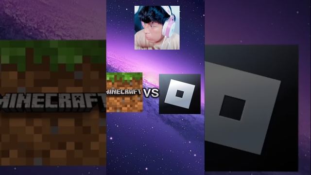 Minecraft Vs Roblox #Shorts #minecraft  #roblox  #games