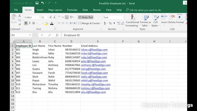 Excel Basics Part:- 2.5 ||Basic Cell Formatting( Part:- 1) ||Formate Cell, Wrape Text, Merge Cells|