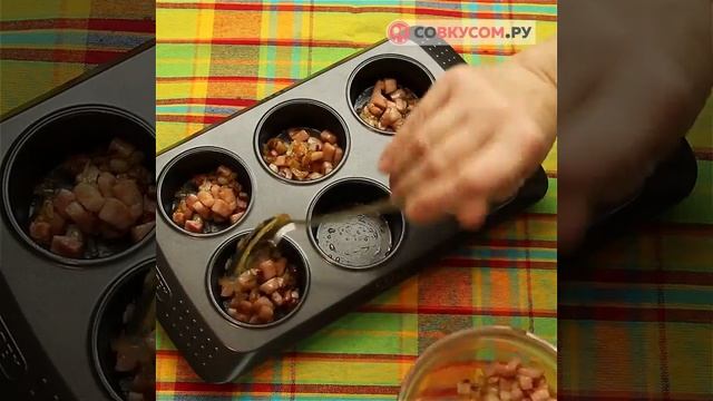 Омлет в форме для кексов - Рецепты от Со Вкусом