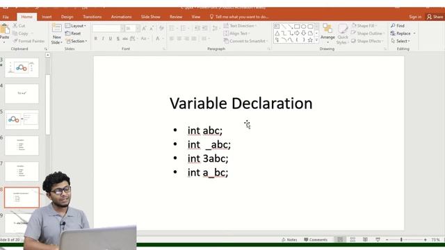 Rules of variable declaration || Programming Language C смотреть онлайн