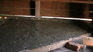 Потолок бани из газобетона