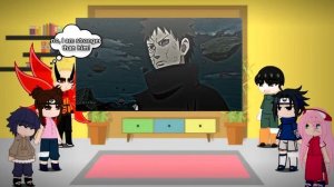 Naruto friends react to Naruto as Madara || Gacha React
