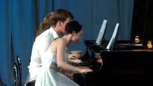 Вадим Биберган, Концертная полька для двух фортепиано в 8 рук  Нора