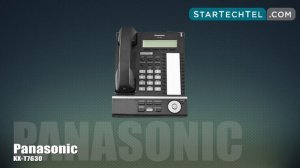How To Set & Adjust The Ringtone On The Panasonic KX-T7630 Phone
