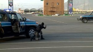 Saudi Police chase terrorists | Confrontation of Saudi Police with militants