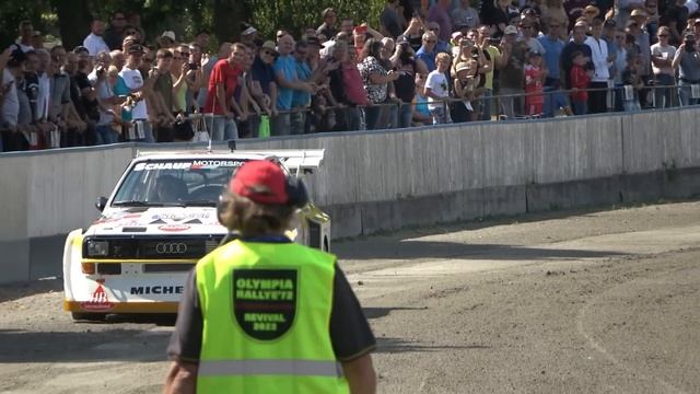 Olympia Rallye Revival 2022/Sandbahn Plattling/Walter Röhrl mit AUDI S1/ACTION/DRIFTS/PURE SOUND смотреть онлайн