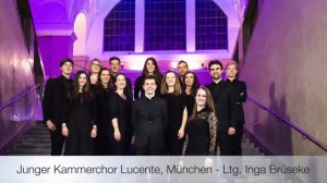 F.-A. Gevaert: Entre le boeuf et l'âne gris (Junger Kammerchor Lucente, München)