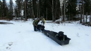 Разгрузка лодки ПВХ-250+ Подвесника, 2 силы