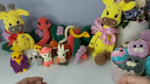 Игрушки крючком Готовые работы Антонина Дегтярёва
