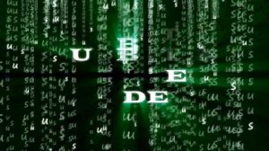 заставка в стиле матрицы