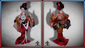 Коллекция кукол в национальной Японской одежде. Куклы в кимоно