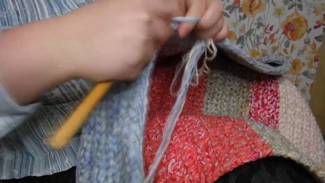 Дорожка из остатков пряжи. Ресайклинг // Yarn residue path. Recycling смотреть онлайн