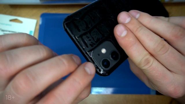 Поклейка цветной пленки 360 Rock Space на iPhone 11 смотреть онлайн