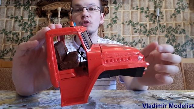 Модели из бумаги 40. Пожарный Урал 375. смотреть онлайн