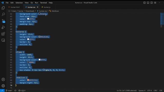 Build Your Own Online Code Editor || HTML, CSS, JavaScript || Web Development Project || #KCS
