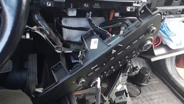 снятие блока климата kia sportage 4 qle. смотреть онлайн