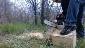 Табуретка из бревна,  мебель из дерева своими руками