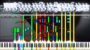 How to play Chipi Chipi Chapa Chapa Piano | Black MIDI / Piano