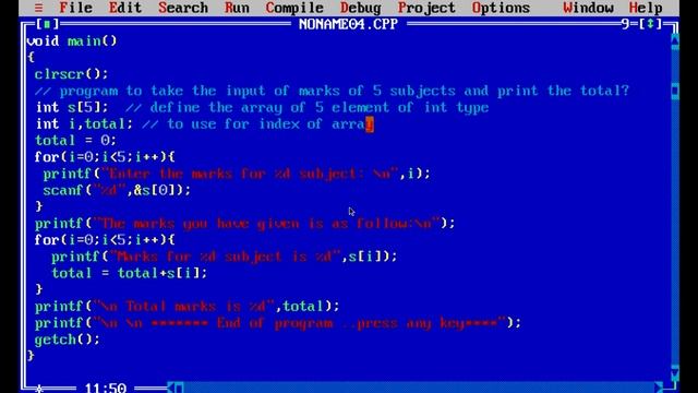 C Array | C Language tutorial | Array in C programming | Array in C with example