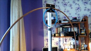 Манпак на базе SW-2011, приём на магнитную антенну (magnetic loop).