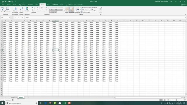 MS Excel Tutorial - Lesson 64 - Setting passwords