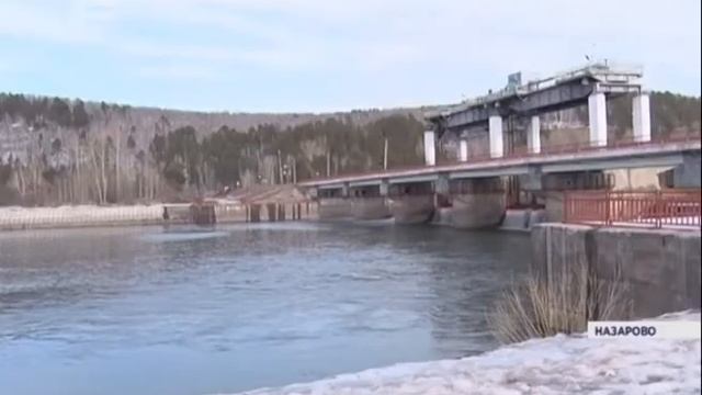 Город Назарово может оказаться в зоне ледового затора смотреть онлайн