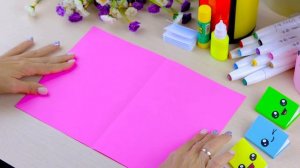 Как сделать Мини Блокнот из одного листа бумаги своими руками без клея | Канцелярия Mini notebooks