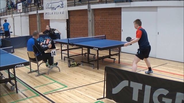 A good rally in a match between Kristina Vassiljeva and Henri Kujala (OPT-86 22- 23.4.2017) смотреть онлайн
