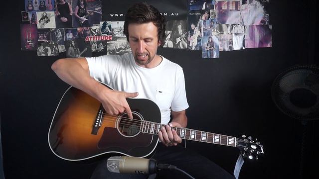 GIBSON SOUTHERN JUMBO ACOUSTIC VINTAGE SUNBURST - QUICK REVIEW смотреть онлайн