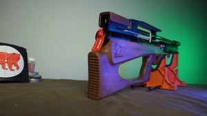 ОБЗОР Пневматическая винтовка Дубрава Лесник Буллпап Колба 6.35 мм V4 Магнум (580 мм, Орех)