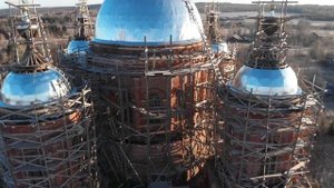 О ходе реставрационных работ на церкви в с Ухтым.