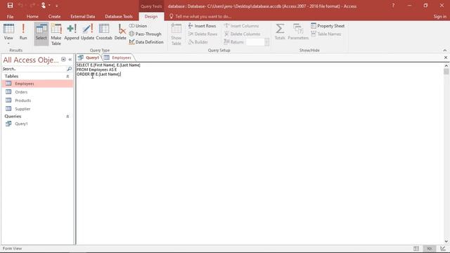 SQL in MS Access - Order Tables in Ascending or Descending Fashion with ORDER BY смотреть онлайн