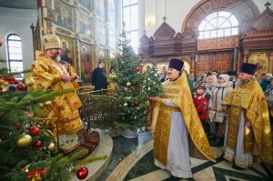 Литургия  в храме в честь иконы Божией Матери "Взыскание погибших" г. Чебоксары 14.01.2024