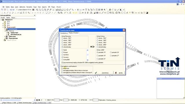 C-GEO Transformacja mapy смотреть онлайн