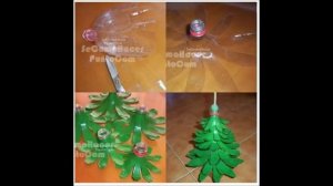 Необычные поделки на Новый год из бутылок!Самые креативные поделки из пластиковых бутылок.