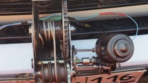 Работа лебедки.