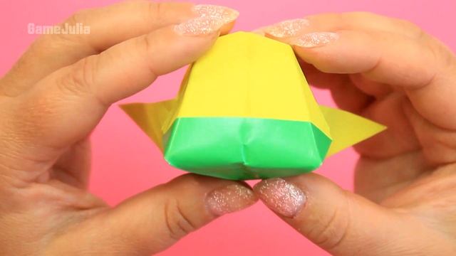 Пухлые животные из бумаги - Попугай / Round origami parrot смотреть онлайн