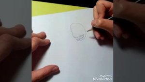 Как нарисовать череп скелета