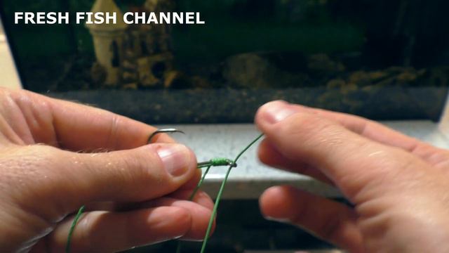 Как привязать крючок БЕЗ УЗЛА к поводку (No-Knot) & Tie a hook without a knot & Mengikat tanpa nod смотреть онлайн