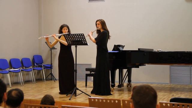 Vasilisa Gorochnaya - Invention for flute duet (Angelina Koko & Victoria Suvorova) смотреть онлайн