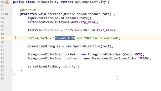 How to Change the Text Color of a Substring - Android Studio Tutorial смотреть онлайн