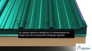 Установка профнастила на крышу своими руками